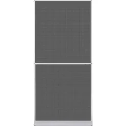 vidaXL Écran anti-insectes à charnière et Noir 100 x 215 cm
