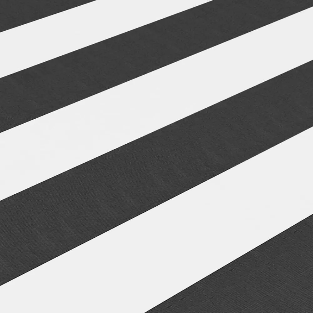 Pelouses & Jardins-vidaXL Écran de balcon 75x300 cm Tissu Oxford Anthracite et blanc