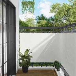 Foresterie & Exploitation Des Forêts|Pelouses & Jardins-vidaXL Écran de balcon 110 x 500 cm Tissu Oxford Blanc
