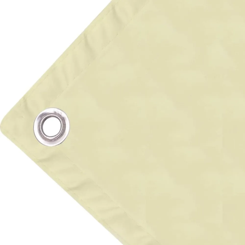Pelouses & Jardins-vidaXL Écran de balcon en tissu Oxford 75x400 cm Crème Crème