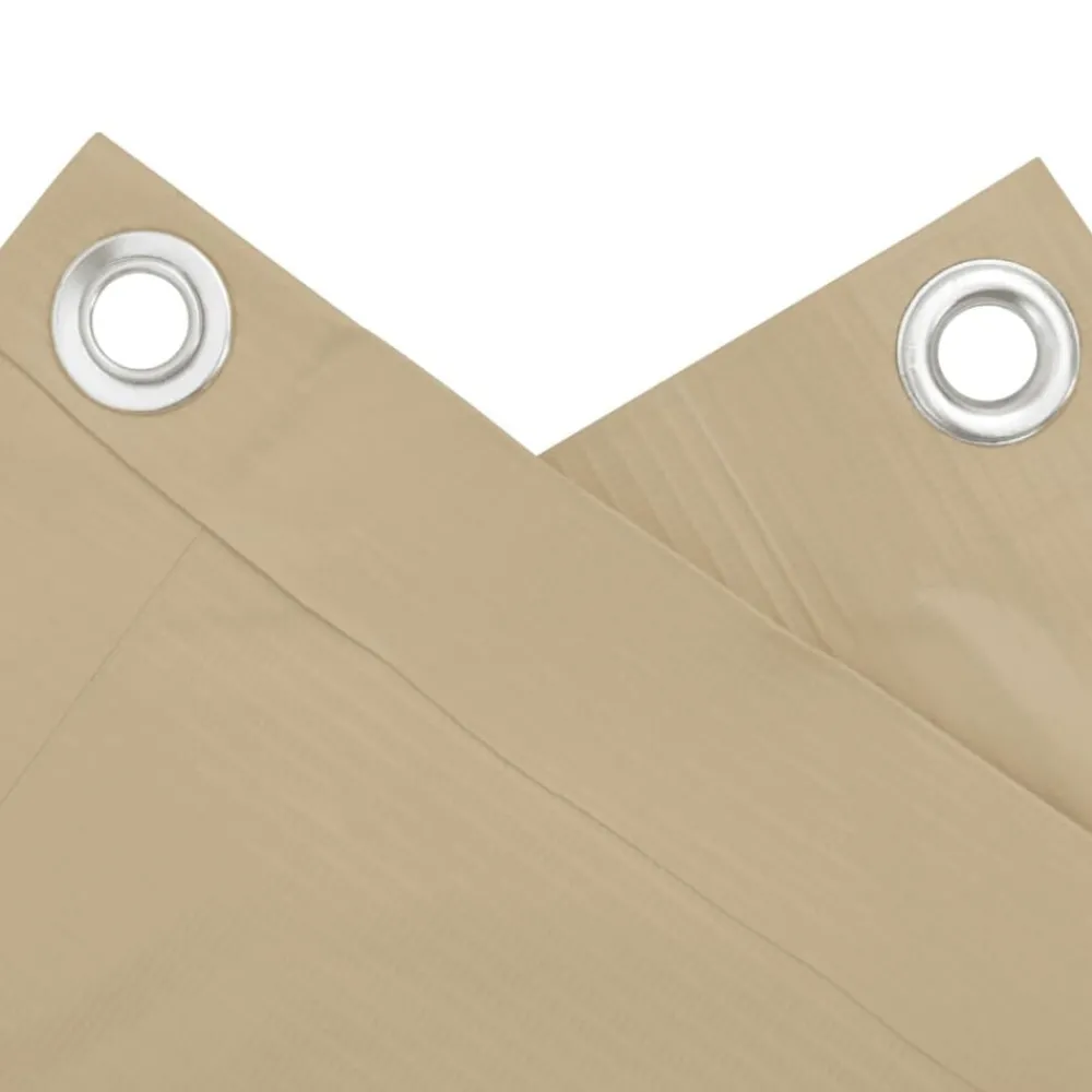 Pelouses & Jardins-vidaXL Écran de balcon en tissu Oxford 75x400 cm Beige