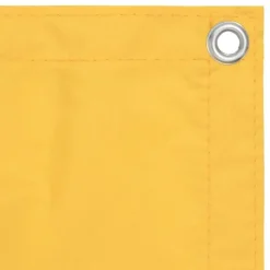 Pelouses & Jardins-vidaXL Écran de balcon 75x300 cm Tissu Oxford Jaune