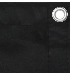 Pelouses & Jardins-vidaXL Écran de balcon 75x300 cm Tissu Oxford Noir
