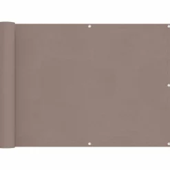Pelouses & Jardins-vidaXL Écran de balcon Oxford alu enduit de PU Taupe