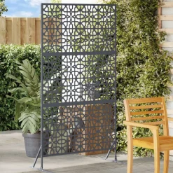 Clôtures & Barrières-vidaXL Écran de confidentialité 100 x 50 x 180 cm Acier Anthracite