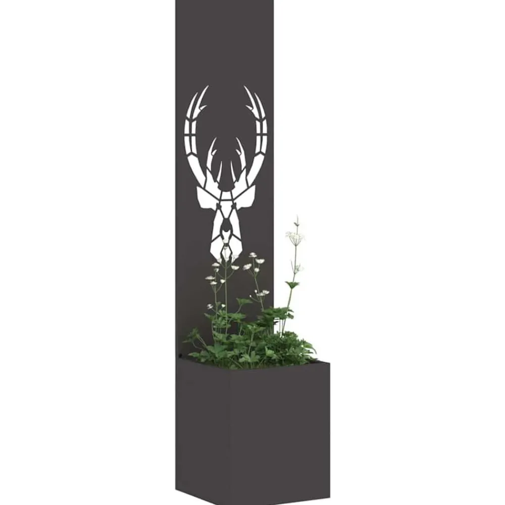 Décorations-vidaXL Écran de confidentialité de jardin 32 x 32 x 150 cm Noir