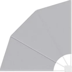 Pelouses & Jardins-vidaXL Écran de confidentialité pour balcon 115 x 115 cm Gris