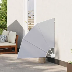 Pelouses & Jardins-vidaXL Écran de confidentialité pour balcon 115 x 115 cm Gris