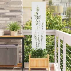 vidaXL Écran de confidentialité de jardin Floral 32 x 140 cm