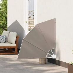 Pelouses & Jardins-vidaXL Écran de confidentialité pour balcon 115 x 115 cm Taupe
