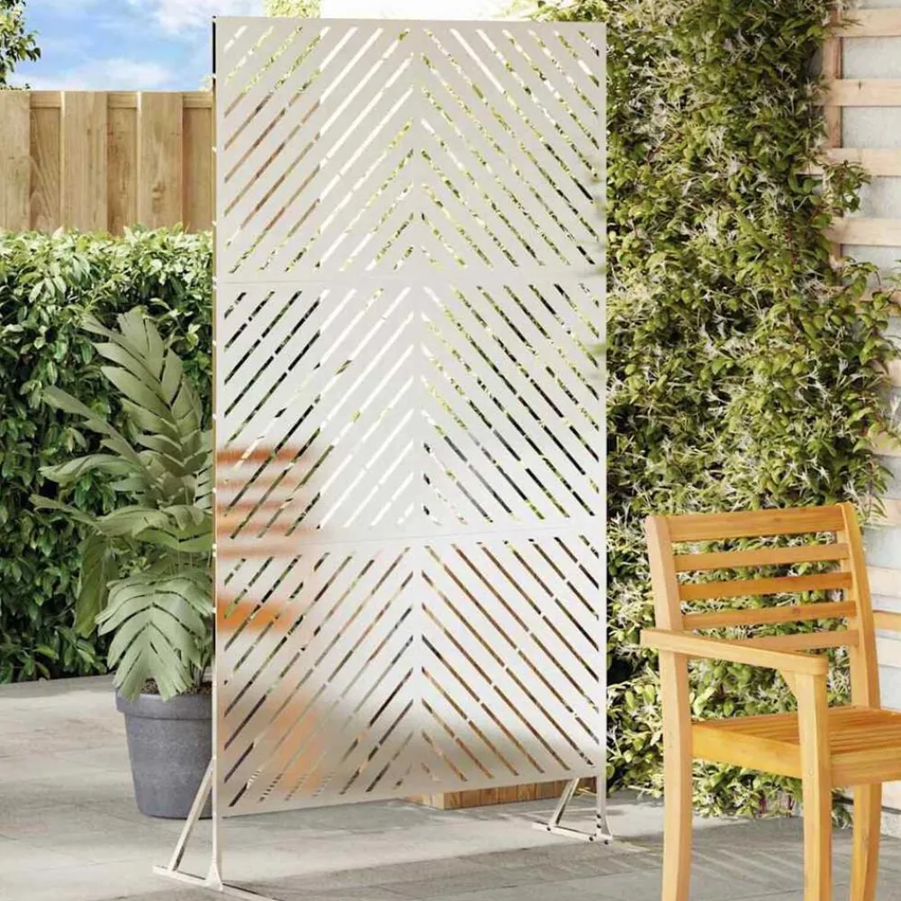 vidaXL Écran de confidentialité Gris 100 x 50 x 180 cm Acier