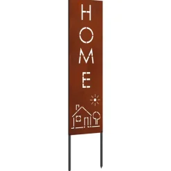 vidaXL Écran de confidentialité de jardin Fretwork Rouillé 32 x 140 cm