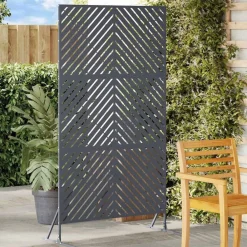 Clôtures & Barrières-vidaXL Écran de confidentialité 100 x 50 x 180 cm Acier Anthracite
