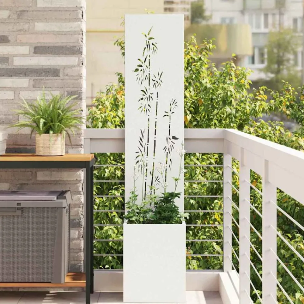 vidaXL Écran de confidentialité de jardin Floral 32 x 150 cm