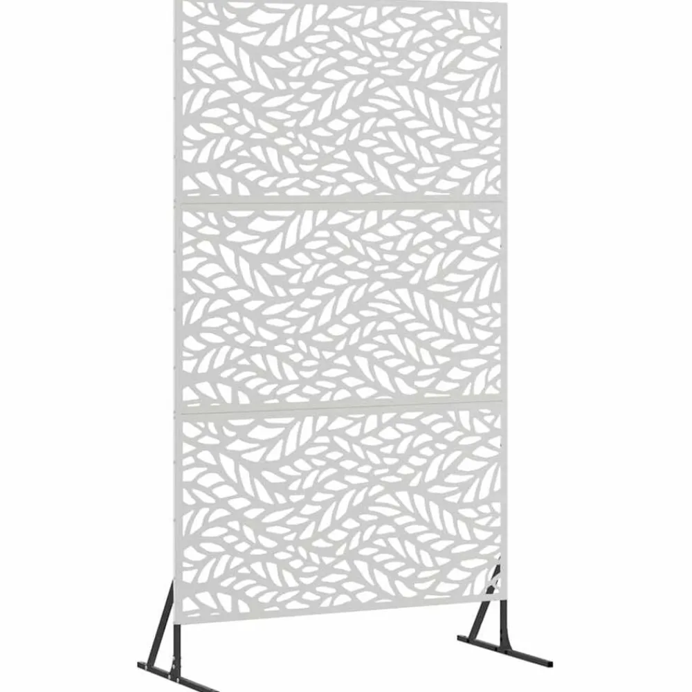 Clôtures & Barrières-vidaXL Écran de confidentialité Gris 100 x 50 x 180 cm Acier Acier inoxydable
