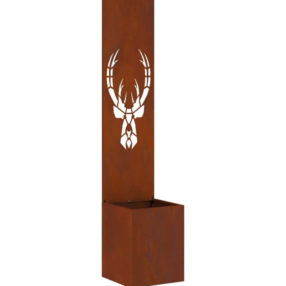 vidaXL Écran de confidentialité de jardin Rouillé 32 x 150 cm