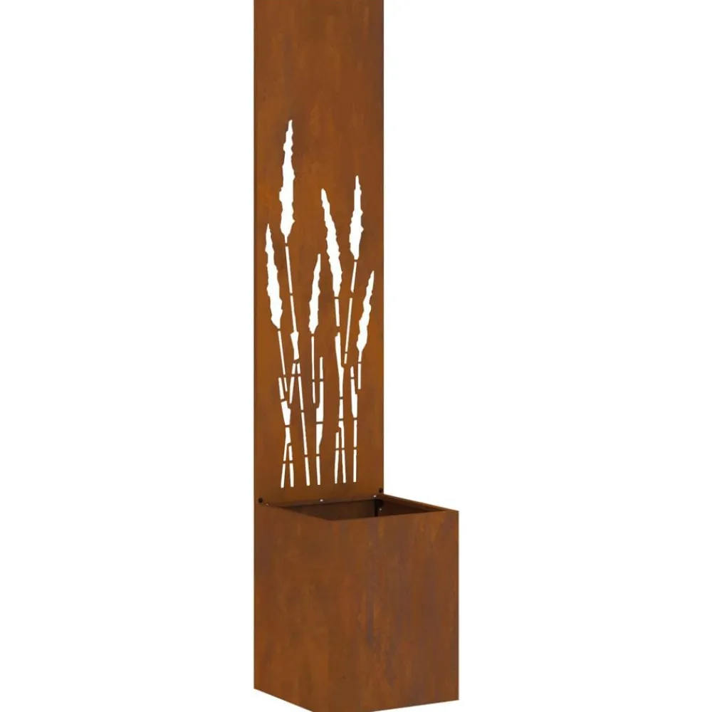 vidaXL Écran de confidentialité de jardin Fretwork Rouillé 32 x 150 cm