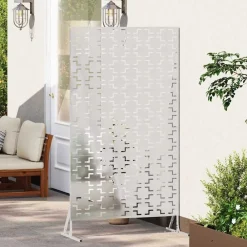vidaXL Écran de confidentialité Gris 100 x 50 x 180 cm Acier