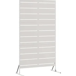vidaXL Écran de confidentialité Gris 100 x 50 x 180 cm Acier