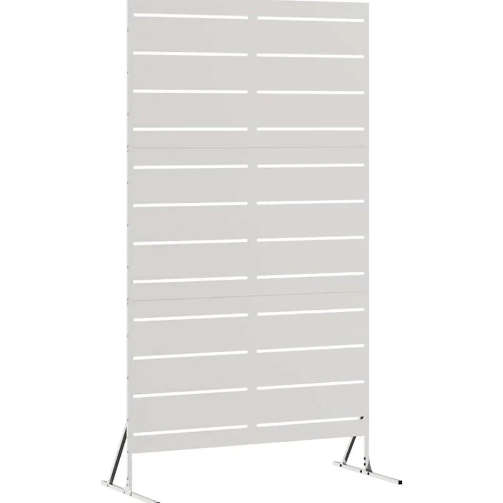 vidaXL Écran de confidentialité Gris 100 x 50 x 180 cm Acier