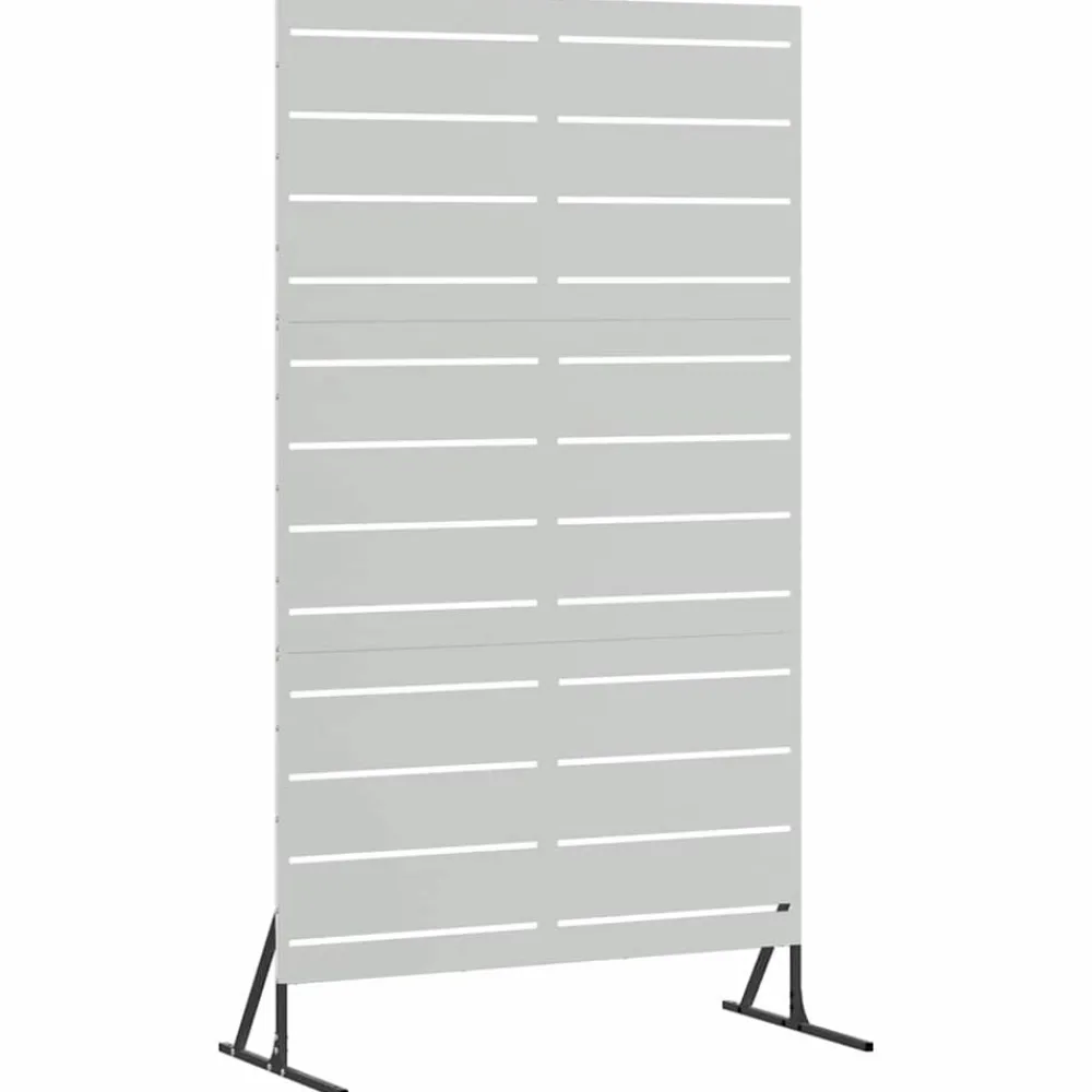 vidaXL Écran de confidentialité Gris 100 x 50 x 180 cm Acier