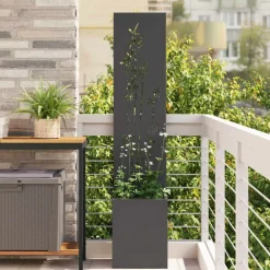 vidaXL Écran de confidentialité de jardin Floral 32 x 32 x 150 cm