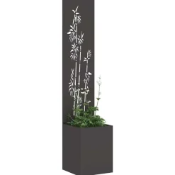 vidaXL Écran de confidentialité de jardin Floral 32 x 32 x 150 cm