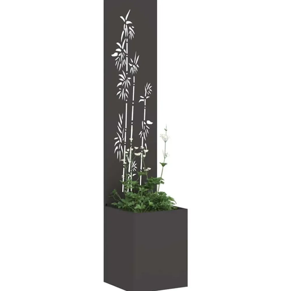 vidaXL Écran de confidentialité de jardin Floral 32 x 32 x 150 cm