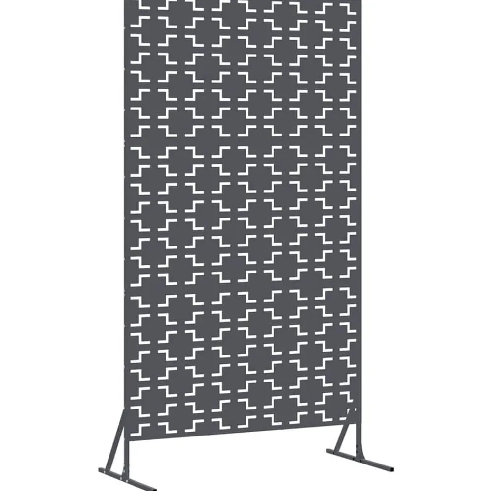 vidaXL Écran de confidentialité 100 x 50 x 180 cm Acier