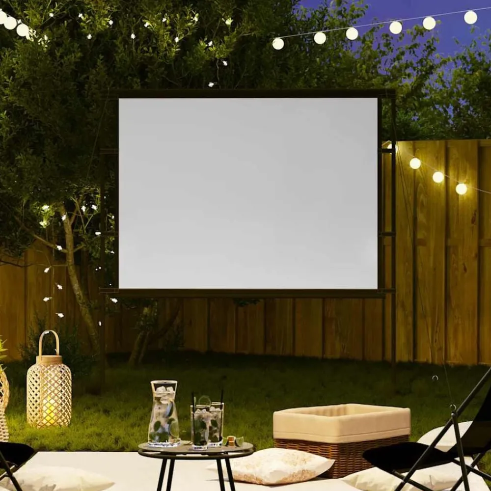 Appareils Électroniques-vidaXL Écran de projection avec supports 84 pouces 4:3