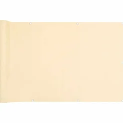 Clôtures & Barrières-vidaXL Écran d'intimité de balcon crème 300x75 cm PVC Crème