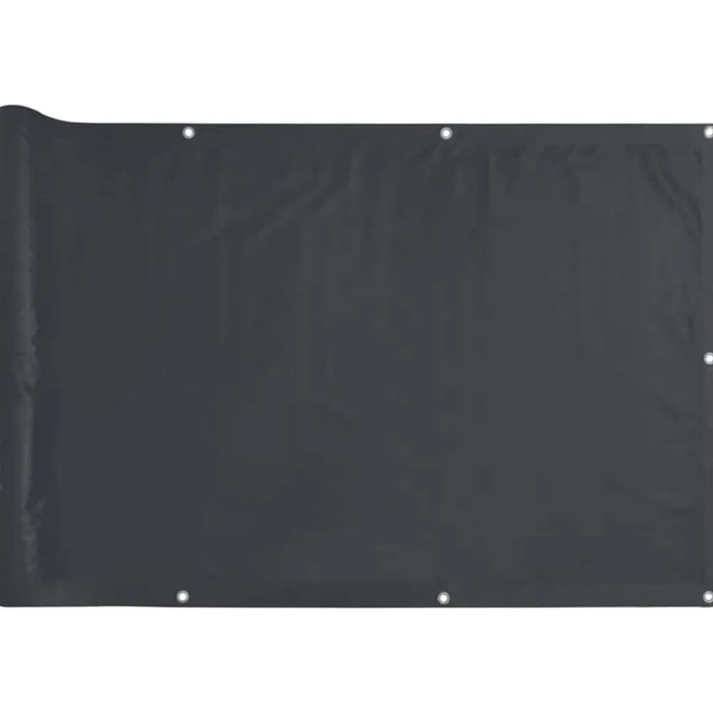 Clôtures & Barrières-vidaXL Écran d'intimité de balcon 300x75 cm PVC Anthracite