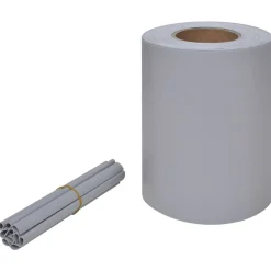 vidaXL Écran d'intimité de jardin PVC 70 x 0,19 m Gris clair