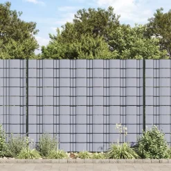 vidaXL Écran d'intimité de jardin PVC 70 x 0,19 m Gris clair