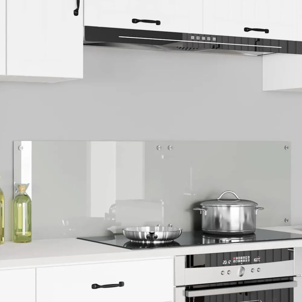 vidaXL Crédence de cuisine 2 pcs 70 x 40 cm verre trempé