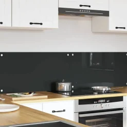 vidaXL Crédence de cuisine 2 pcs 80 x 40 cm verre trempé