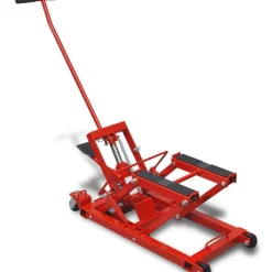 vidaXL Cric hydraulique de moto / VTT 680 kg Rouge