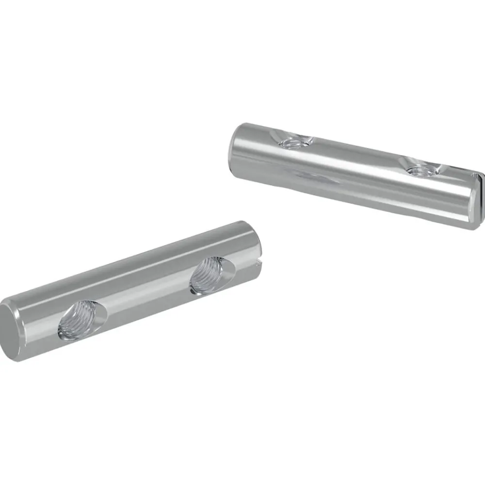vidaXL Écrou 2 pcs Zincé 60 x 12 mm Fer