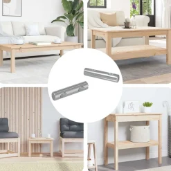 vidaXL Écrou 2 pcs Zincé 60 x 12 mm Fer