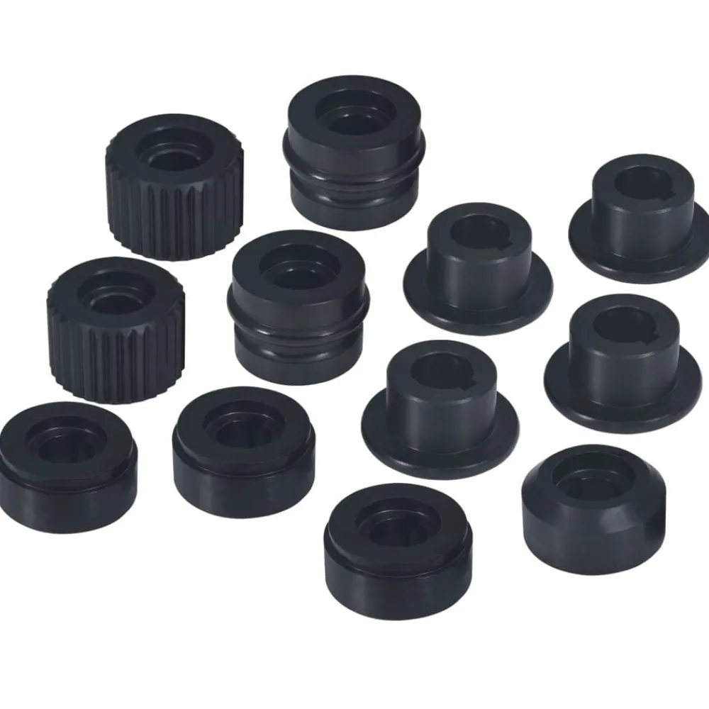 vidaXL Écrous à bride pour machine à cintrer 12 pcs acier