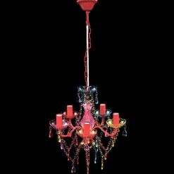 Luminaires-vidaXL Crystal Light 5 Ampoules Multicolore