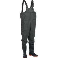 Loisirs De Plein Air-vidaXL Cuissardes avec bottes taille 42 Vert foncé