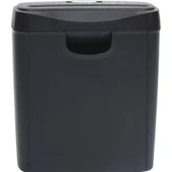 vidaXL Déchiqueteuse de papier 6 feuilles à coupe en bandes Noir