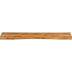 vidaXL Dessus de bureau avec courbe 160x50x2,5 cm manguier massif brut