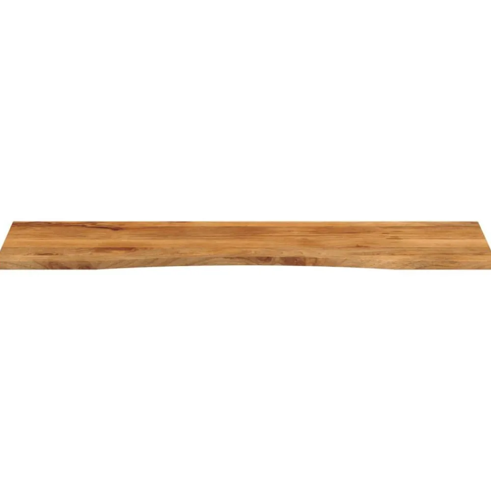 vidaXL Dessus de bureau avec courbe 160x50x2,5 cm manguier massif brut