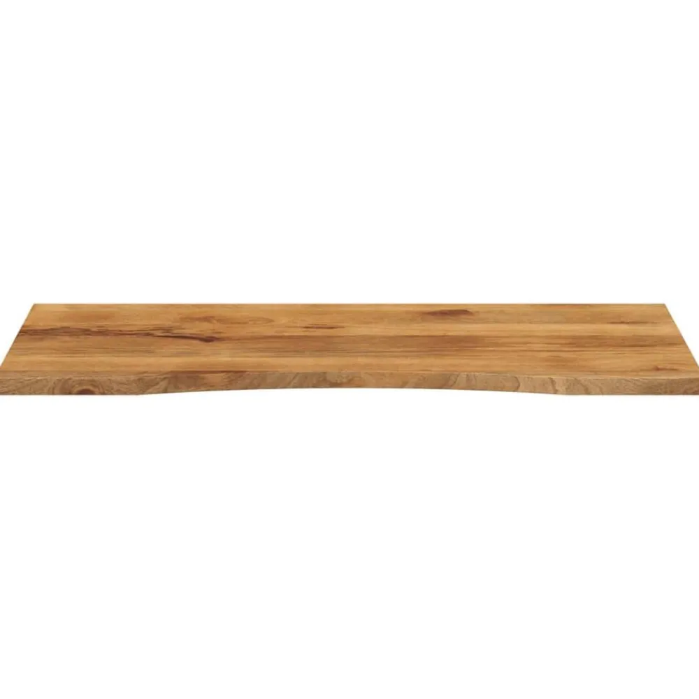 Accessoires Pour Tables-vidaXL Dessus de bureau avec courbe 110x50x2,5 cm manguier massif brut
