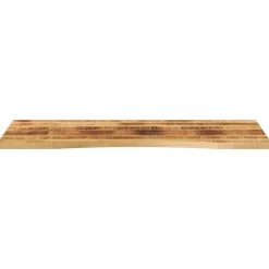 vidaXL Dessus de bureau avec courbe 110x50x2,5 cm manguier massif brut