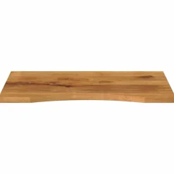 Accessoires Pour Tables-vidaXL Dessus de bureau avec courbe 90x50x2,5 cm manguier massif brut
