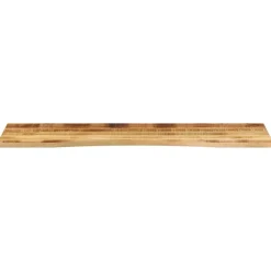 vidaXL Dessus de bureau avec courbe 160x50x2,5 cm manguier massif brut