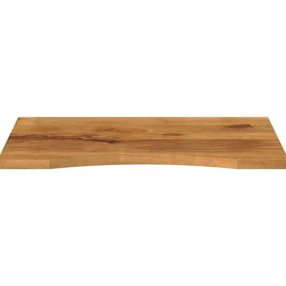 Accessoires Pour Tables-vidaXL Dessus de bureau avec courbe 100x50x2,5 cm manguier massif brut